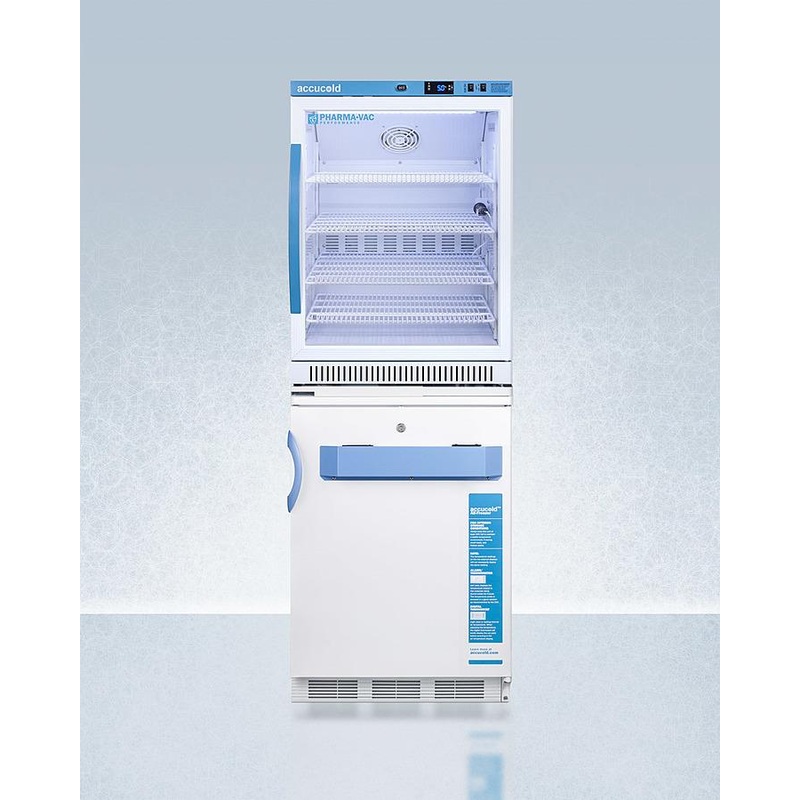 Summit ARG6PVVT65MLSTACKMED2 24″ Wide All-refrigerator/all-freezer Combination
