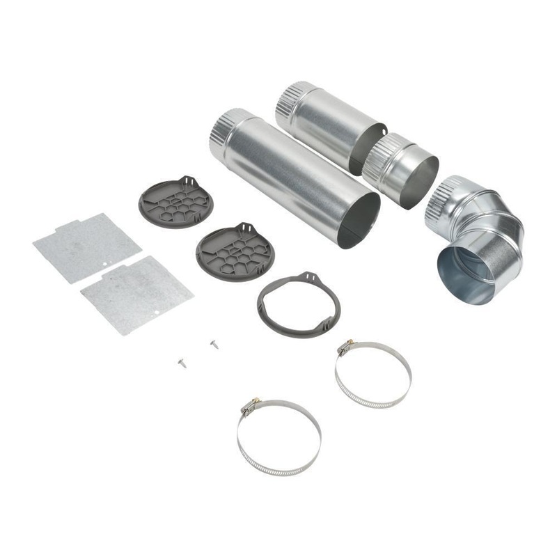 Whirlpool W10323246 4-way internal dryer vent kit for Left, Right, and Bottom venting, compatible with WE/GD94/95/97HEX & ME/GD6000/7000X models.