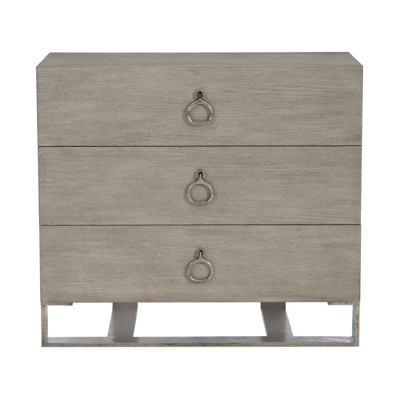 Linea 3-Drawer Nightstand
