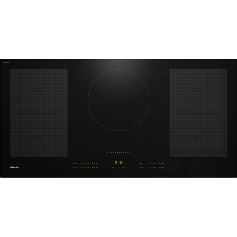 Miele KM7755FL Km 7755 Fl – 42-Inch Induction Cooktop, Operated With Its Own Controls With 2 Powerflex Cooking Areas For Maximum Performance