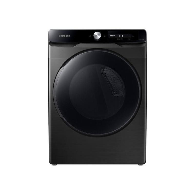 Samsung 7.5 cu. ft. Smart Dial Gas Dryer with Super Speed Dry in Brushed Black