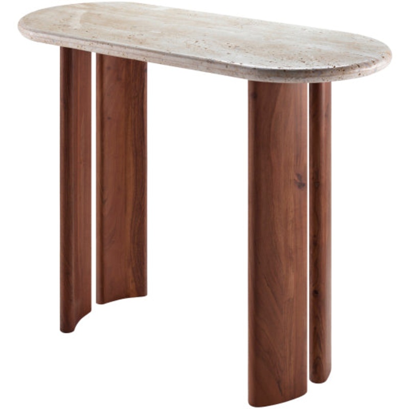 Modern Minimalist Acacia Console Table