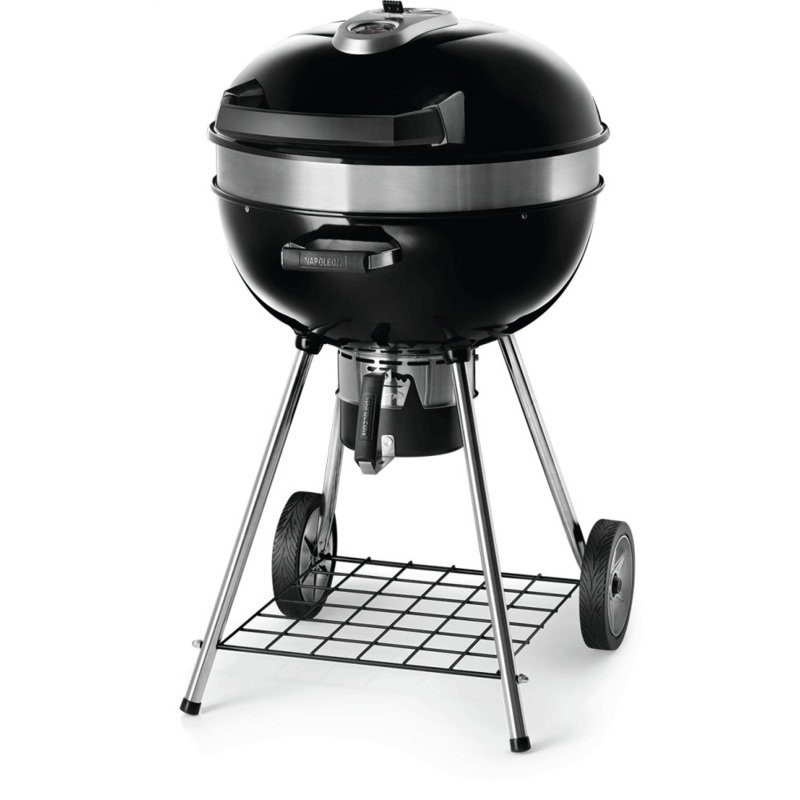 Napoleon Bbq PRO22KLEG2 PRO Charcoal Black Kettle Grill , Charcoal, Black