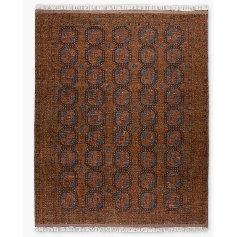 Pascala Hand Knotted Copper Wool Area Rug