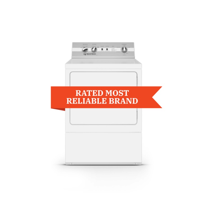 Speed Queen DC5004WE DC5 Sanitizing Electric Dryer with Pet Plus  Extended Tumble  Steam  5-Year Warranty