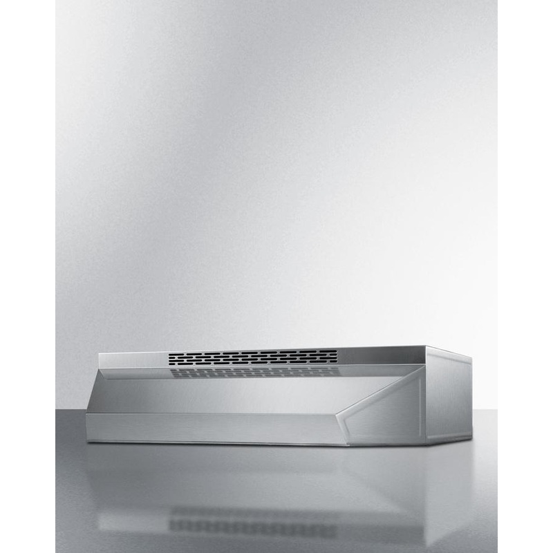 Summit ADAH1724SS 24″ Under Cabinet Ductless Range Hood, ADA Compliant