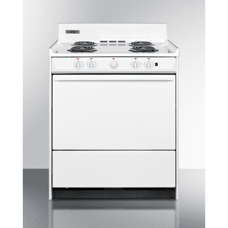 Summit WEM2171Q 30″ Wide Electric Coil Top Range