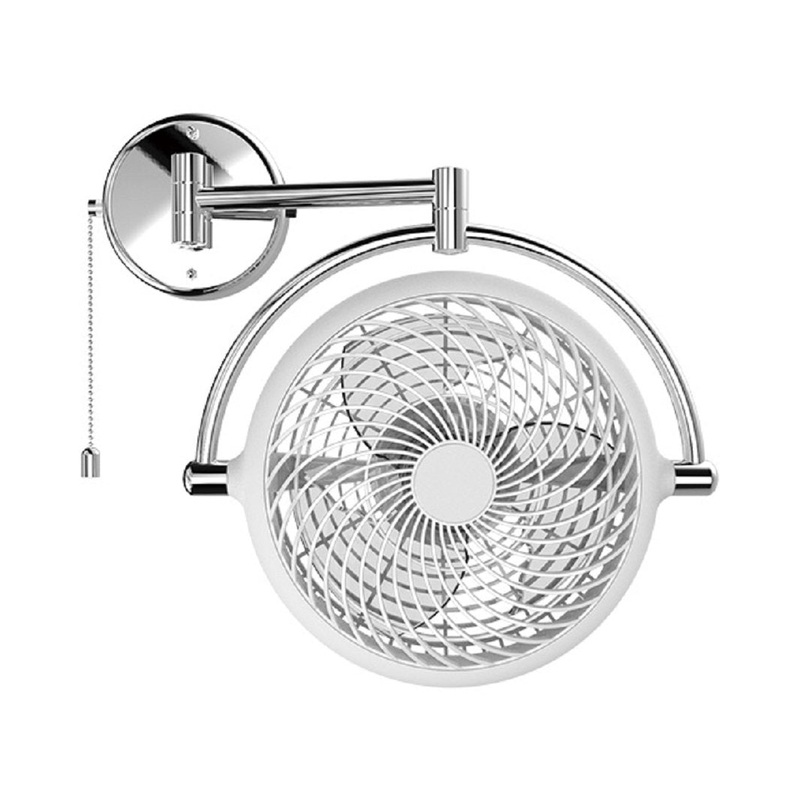 Vento 14.3″ Wall Mounted Fan Vento Finish: White