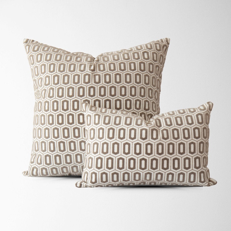 100% Cotton Lumbar Rectangular Pillow Cover TajikHome Color: Pewter
