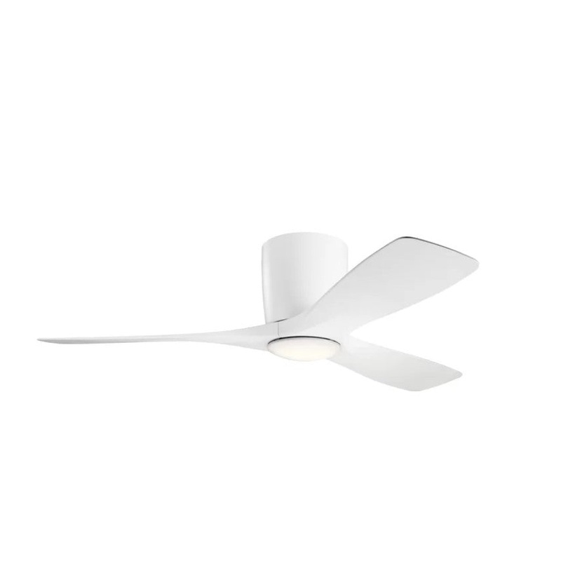 48 Mcgrew Blade LED Standard Ceiling Fan with Wall Control and Light