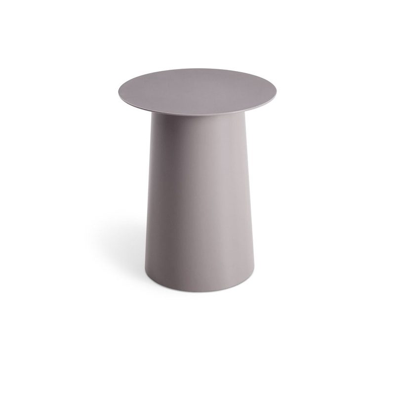 Circula Side Table Blu Dot Color: Oyster Size: 21″ H x 17″ W x 17″ D