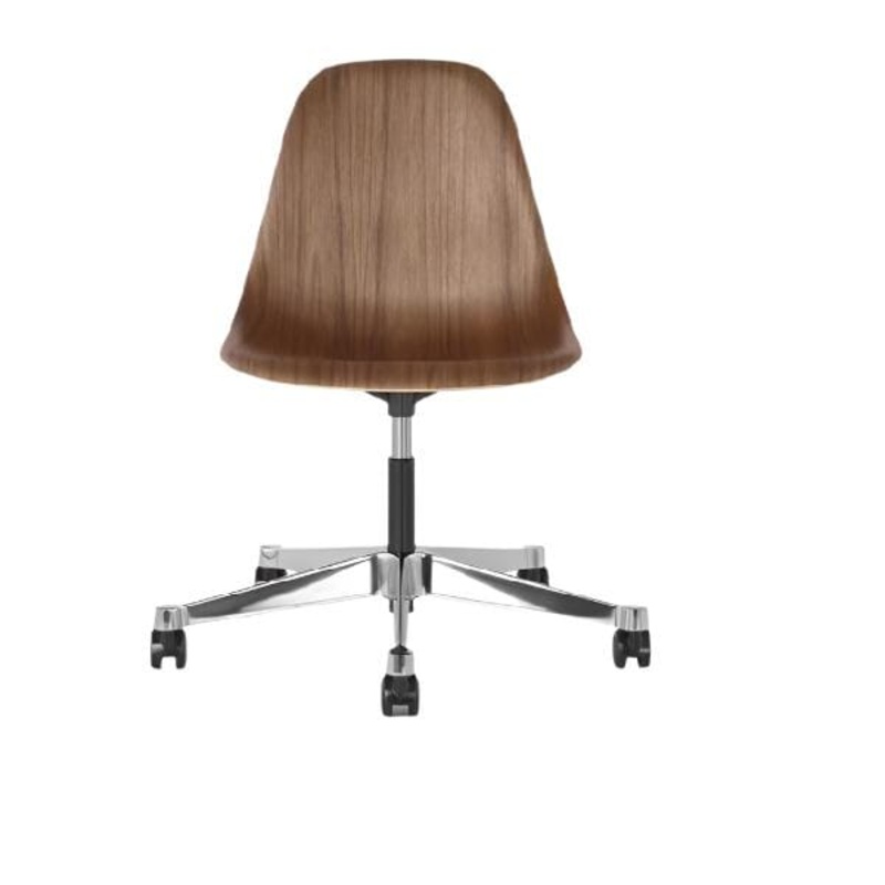 Eames Molded Wood Side Chair With Seat Pad – Task Base