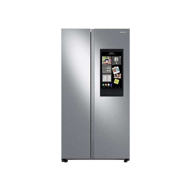 Samsung RS28A5F61SR 27.3 cu. ft. Smart Side-by-Side Refrigerator with Family Hub in Stainless Steel