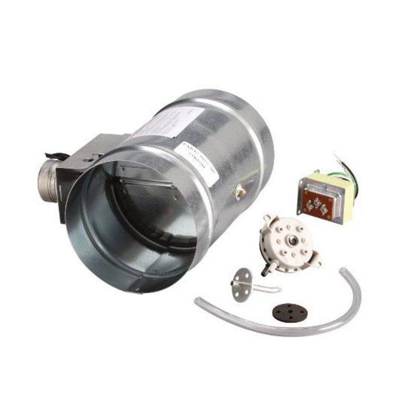 Broan MD8TU 8″ Universal Automatic Make-Up Air Damper with Pressure Sensor Kit