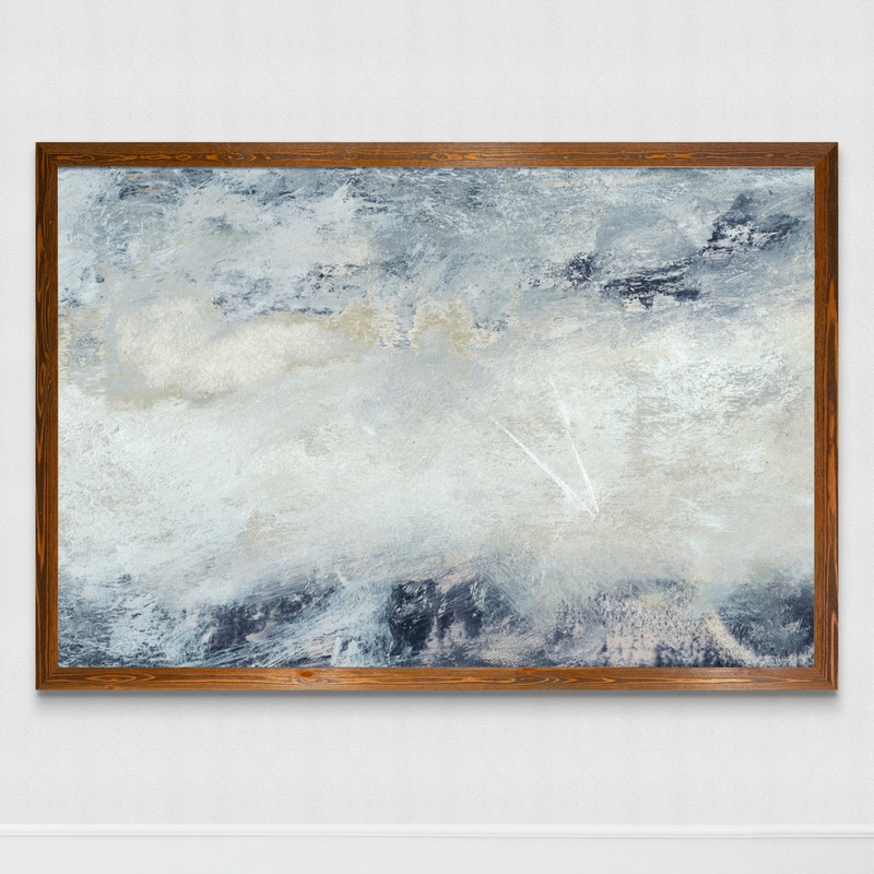 Hushed V’ by Paul Cezanne – Picture Frame Painting Print Highland Dunes Size: 22″ H x 30″ W x 2″ D Format: Framed Canvas Maple