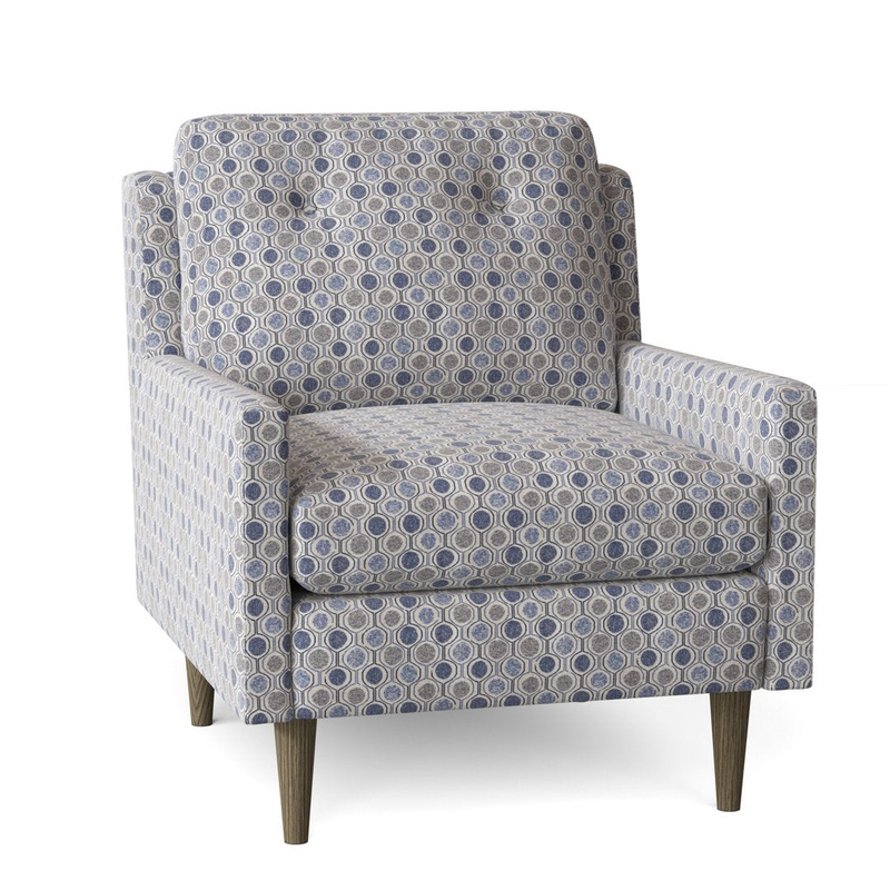 Mcnally 32″ Wide Club Chair Corrigan Studio Leg Color: Dark Walnut