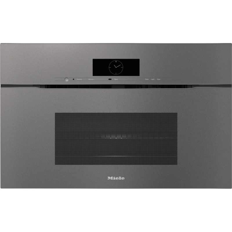 Miele H7870BMX GREY   30″ Handleless Compact Speed Oven In A Perfectly Combinable Design With Automatic Programs And Roast Probe.