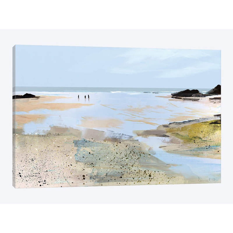 Sea View’ Graphic Art Print East Urban Home Size: 18″ H x 26″ W x 1.5″ D Format: Wrapped Canvas