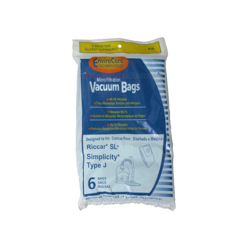 Simplicity Type J Bags 6 pack