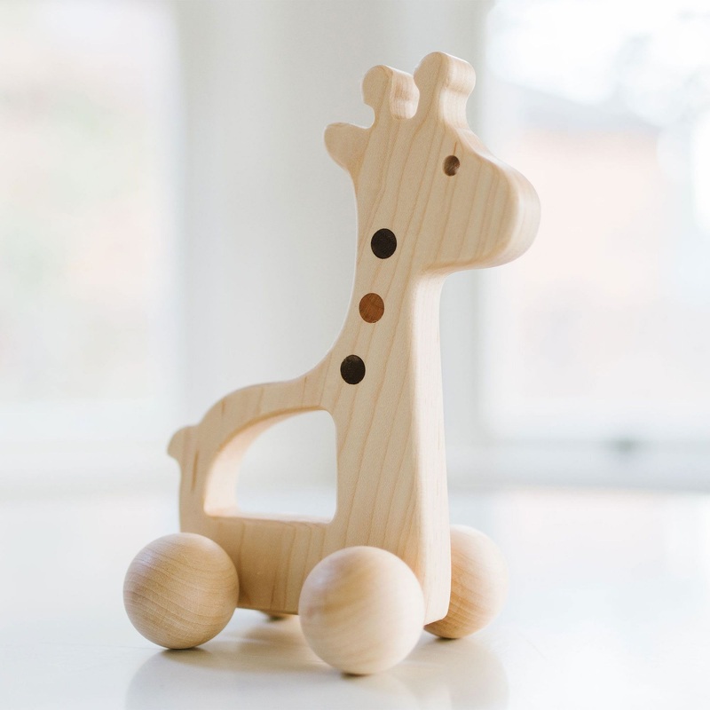 Bannor Toys Giraffe Push Toy