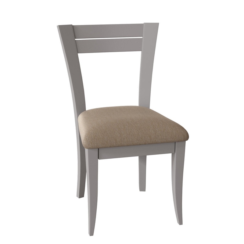 Claverley Ladder Back Side Chair Red Barrel Studio Frame Color: Chestnut, Upholstery Color: Bounty