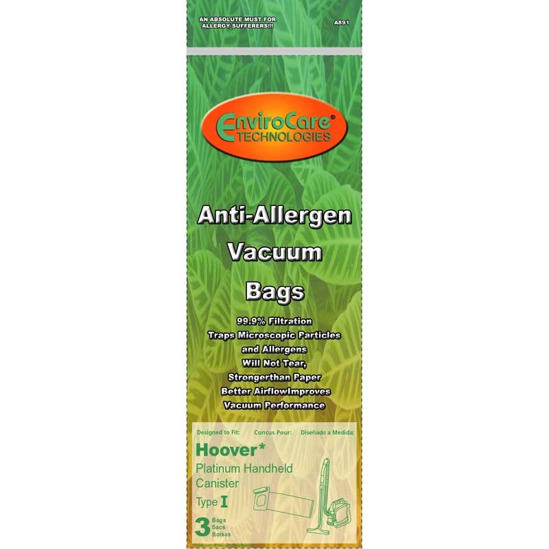 Hoover I Allergen Bags with Closure – Generic