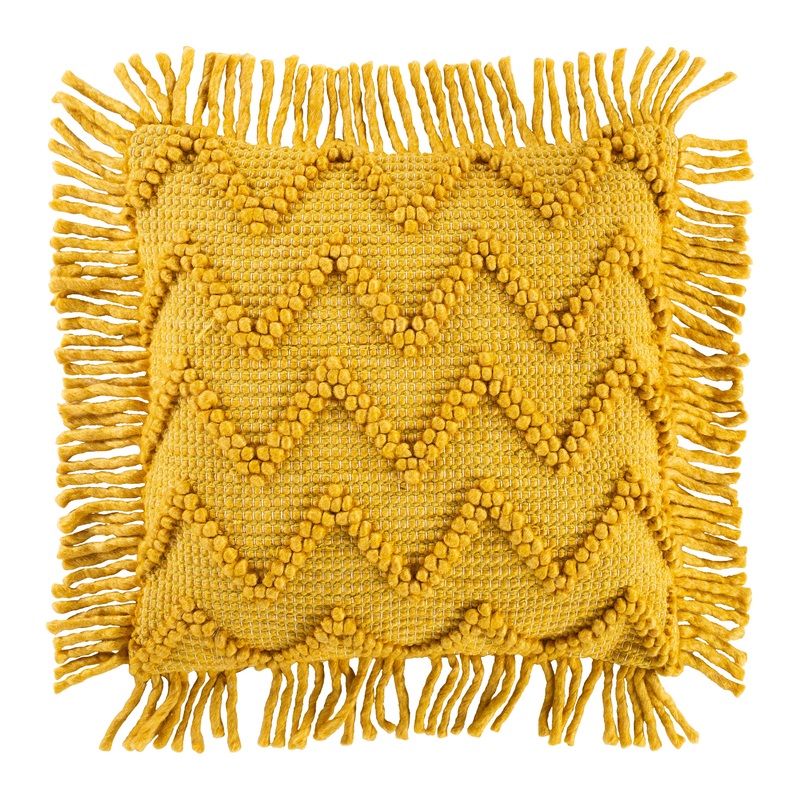 Hylia Hand-Woven Fringe Pillow