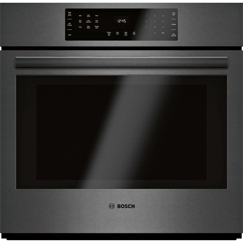 Bosch HBL8443UC 800 Series, Built-in oven, 30”, Black stainless steel