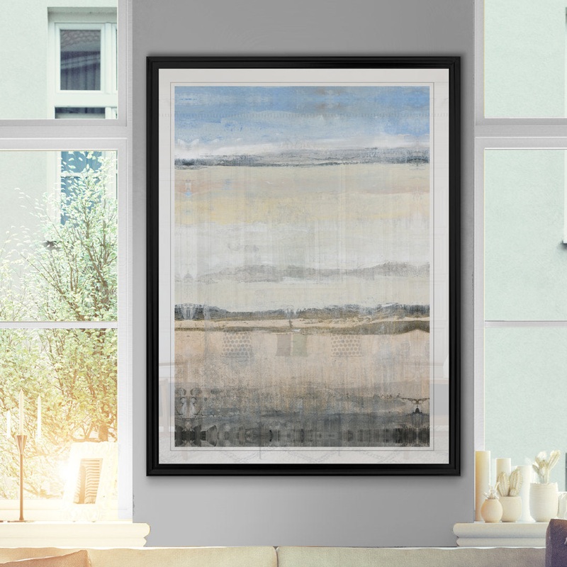 E Transitional Space I’ – Print on Canvas Wade Logan Size: 26.5″ H x 36.5″ W x 1.5″ D Format: Black Framed