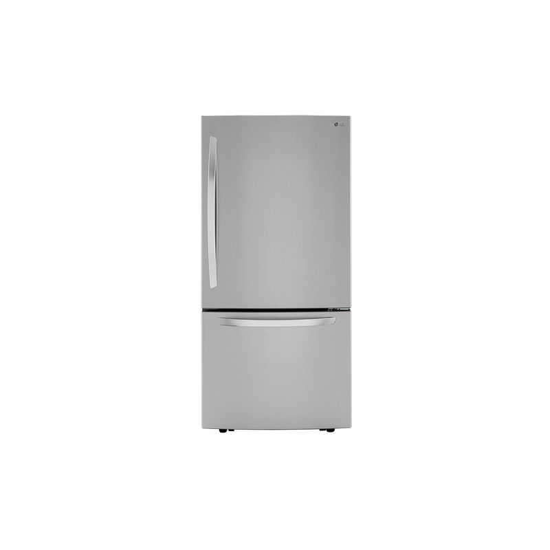 Lg LRDCS2603S 26 cu. ft. 33-inch Wide Bottom Freezer Refrigerator – Stainless Steel