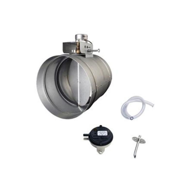 MUA008A 8″ round universal make-up air damper kit, up to 1,000 CFM