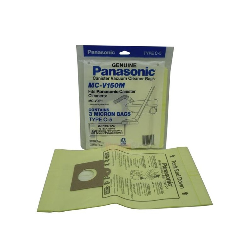 Panasonic 12 Pack Genuine Style C-5 Vacuum Bags