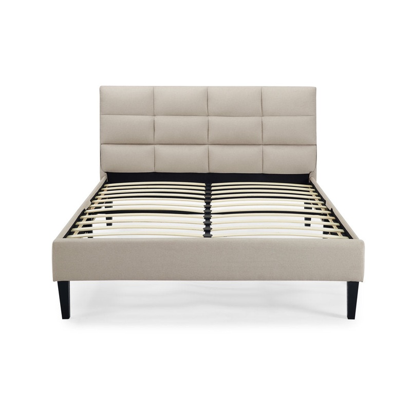 Serta Candace Tufted Upholstered Low Profile Platform Bed Serta Color: Beige Size: Full