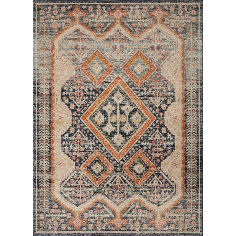Vergara Oriental Blue Area Rug-7′.10″x10′
