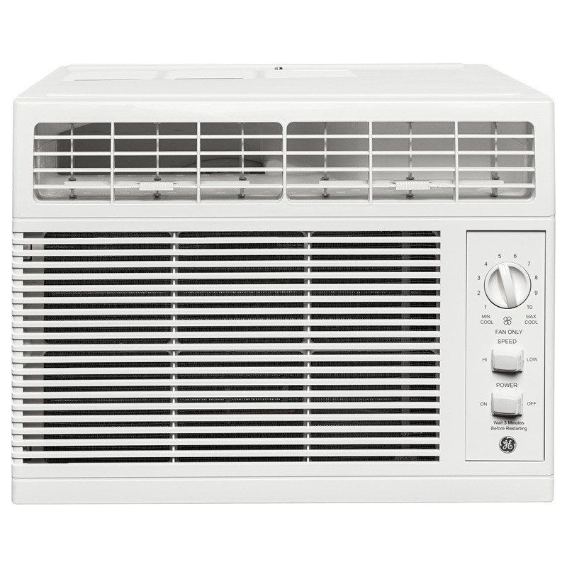 AHU05LY GE 5,000 BTU Mechanical Window Air Conditioner for Small Rooms up to 150 sq ft.