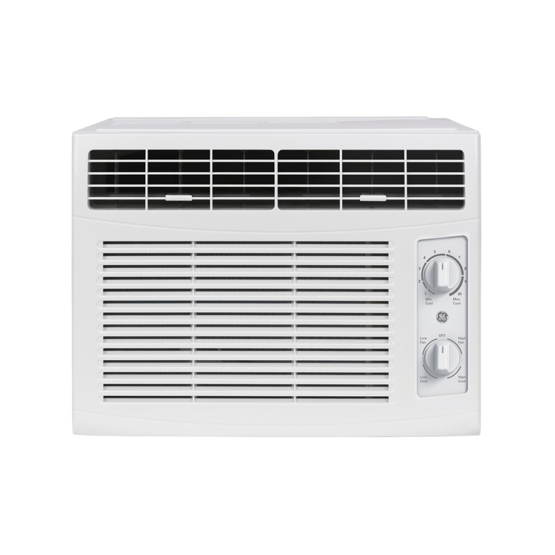 AWAS05BWF GE 5,000 BTU Mechanical Window Air Conditioner for Small Rooms up to 150 sq ft.