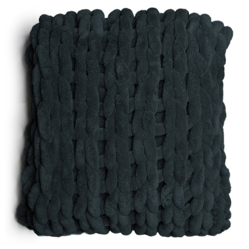 Chenille Knitted Chenille Throw Donna Sharp Color: Peacock