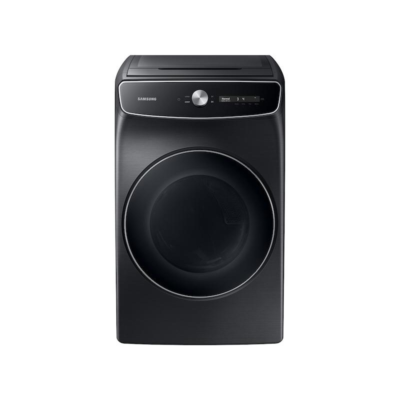 Samsung 7.5 cu. ft. Smart Dial Gas Dryer with FlexDry and Super Speed Dry in Brushed Black