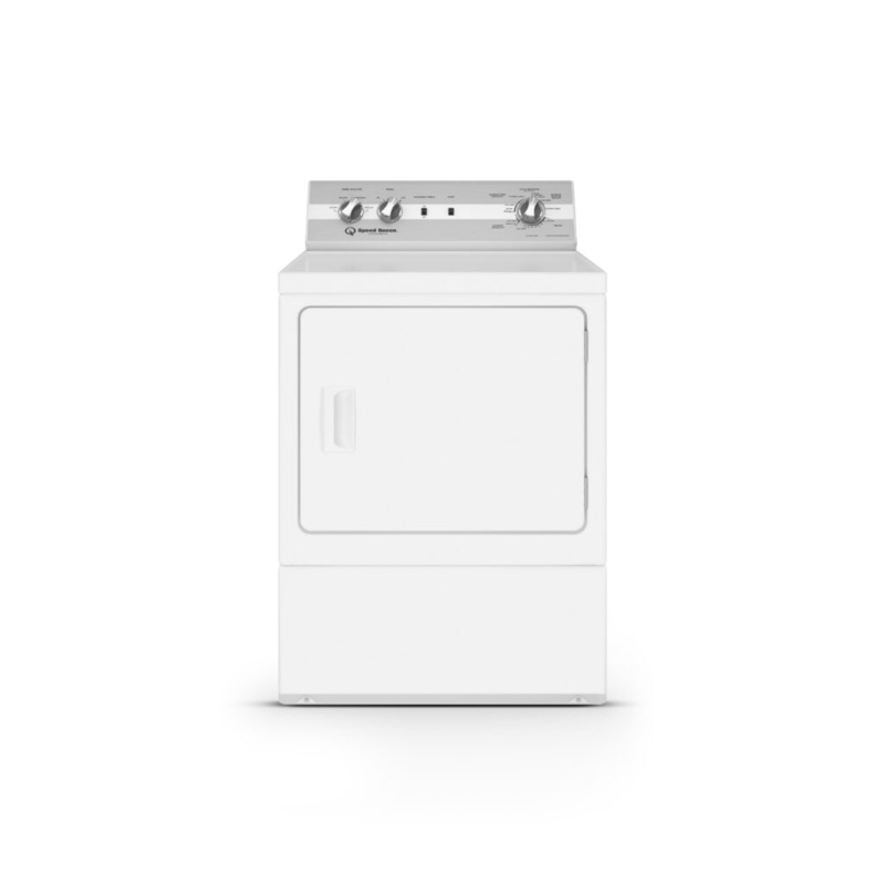 Speed Queen DC5003WG DC5 Sanitizing Gas Dryer with Extended Tumble  Reversible Door  5-Year Warranty