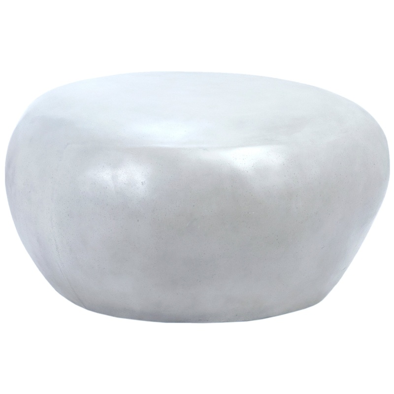 Stone-Inspired Weatherproof Bistro Table – White