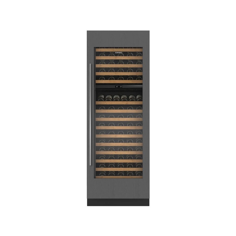 Sub-Zero Certified DEC3050W/R 30″ Panel Ready Dual Zone Tall Wine Cooler