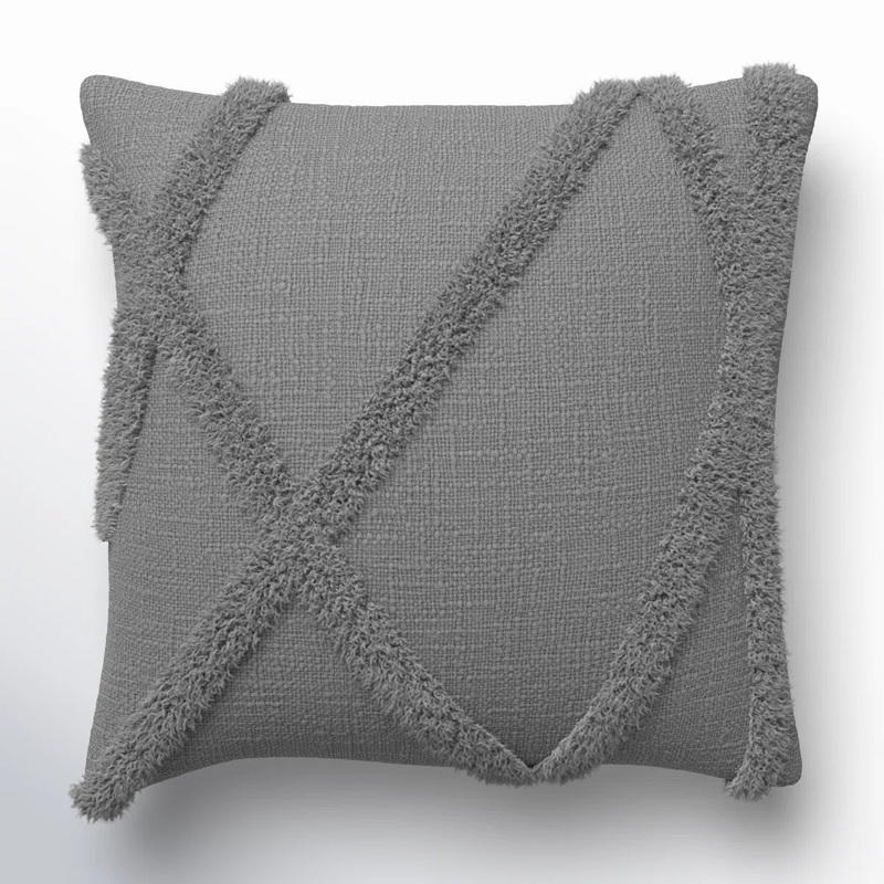 Tracey Square Cotton Pillow Cover With Insert-18″x18″