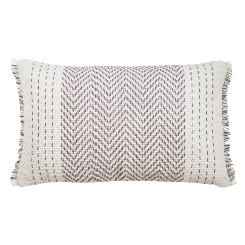 Bindera Cotton Lumbar Pillow Cover With Insert-24”x17”