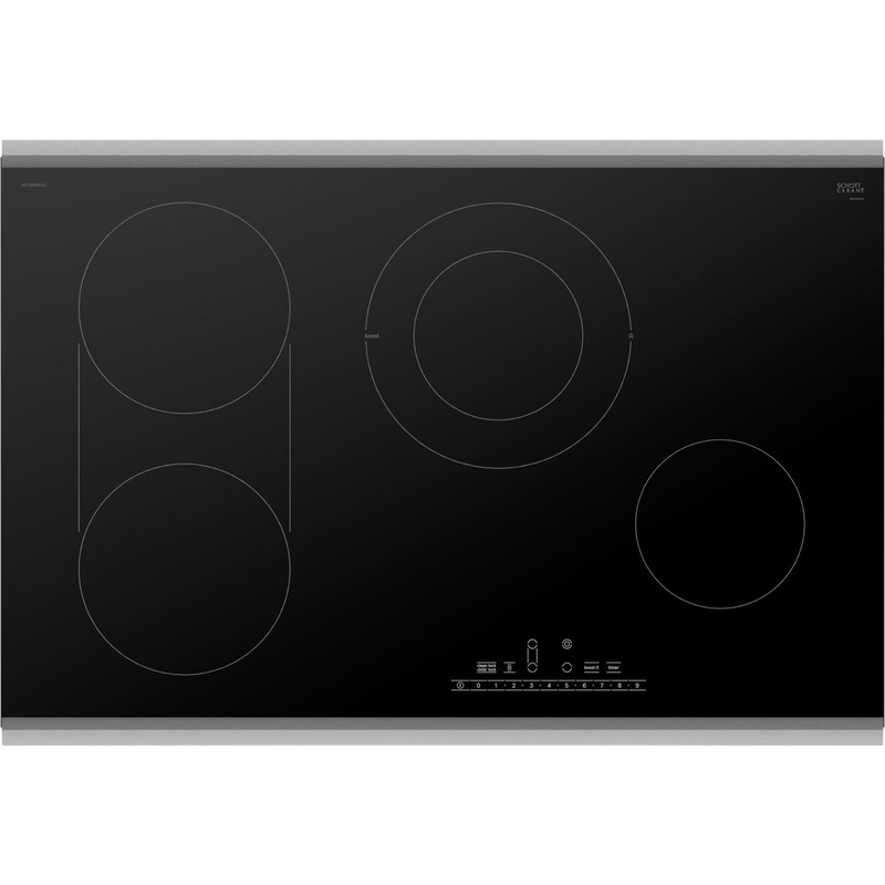 Bosch NET8069SUC 800 Series Electric Cooktop 30” Black, Surface Mount With Frame Net8069Suc