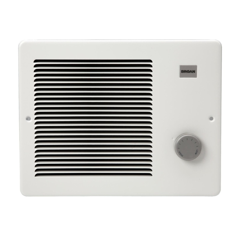 Broan 170 Broan Wall Heater, 500/1000W 120Vac, 750W 208Vac, 1000W 240 Vac