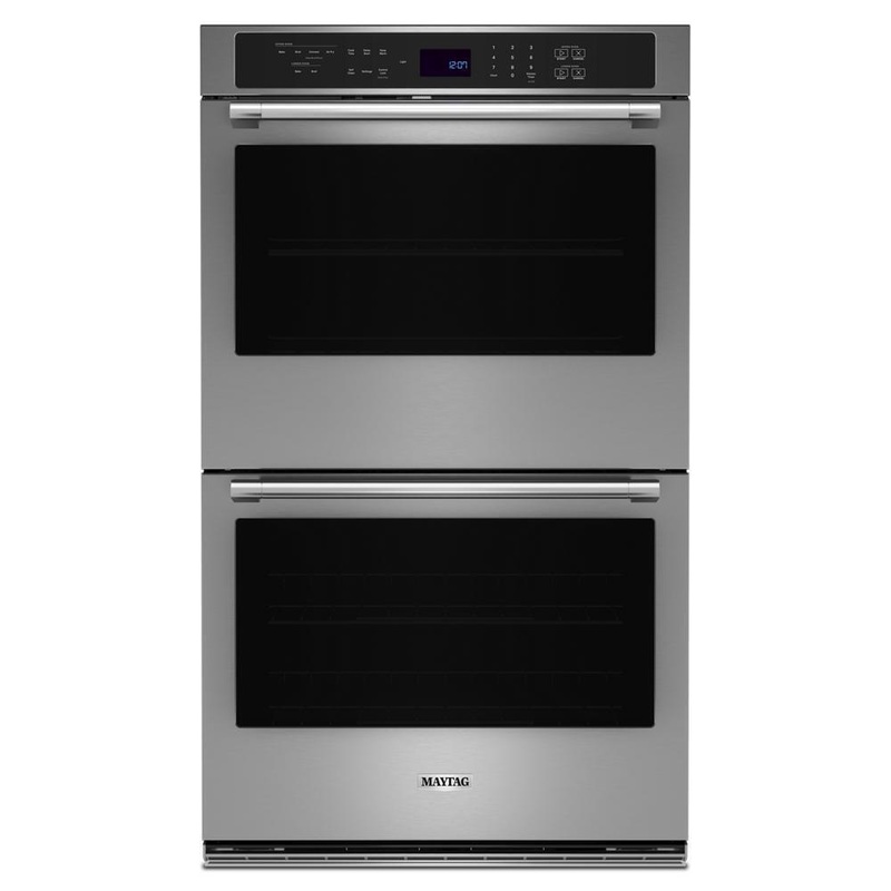 Maytag MOED6027LZ 27-inch Double Wall Oven with Air Fry and Basket – 8.6 cu. ft.
