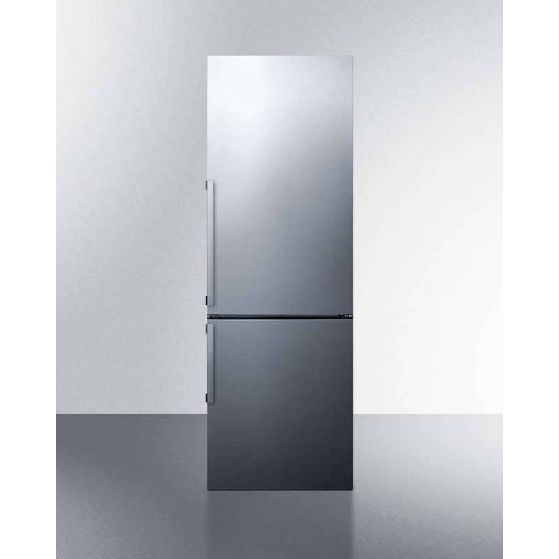 Summit FFBF247SSIM 24″ Wide Bottom Freezer Refrigerator With Icemaker