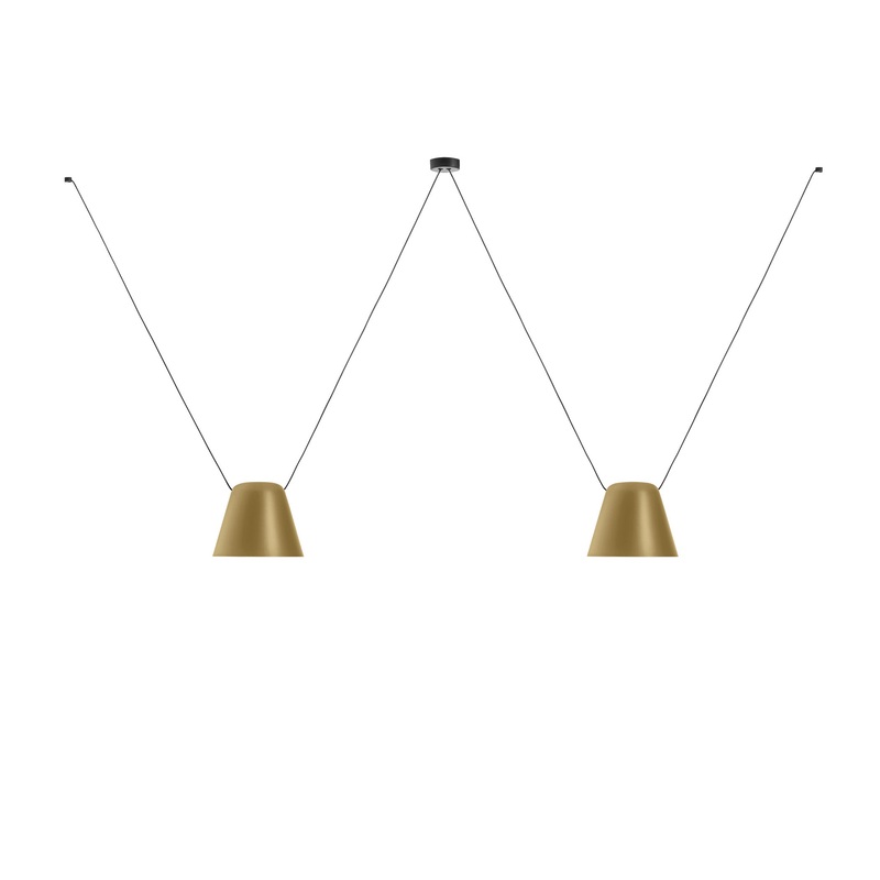 Attic Lateral Multi-Cone Pendant Light