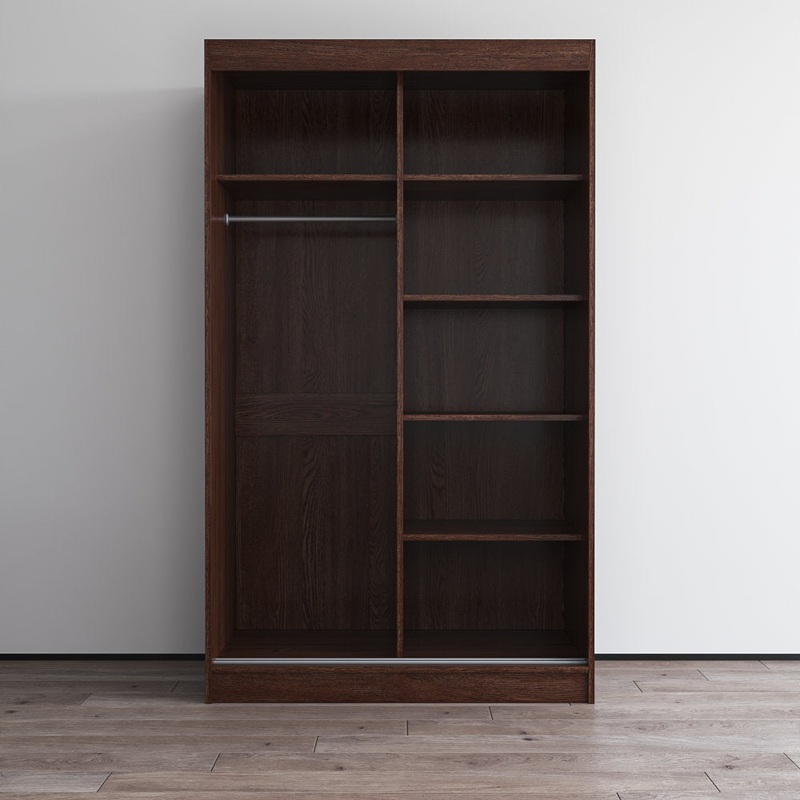 Charlisha Small Armoire Wade Logan Color: Brown Size: 80″ H x 47″ W x 25.5″ D