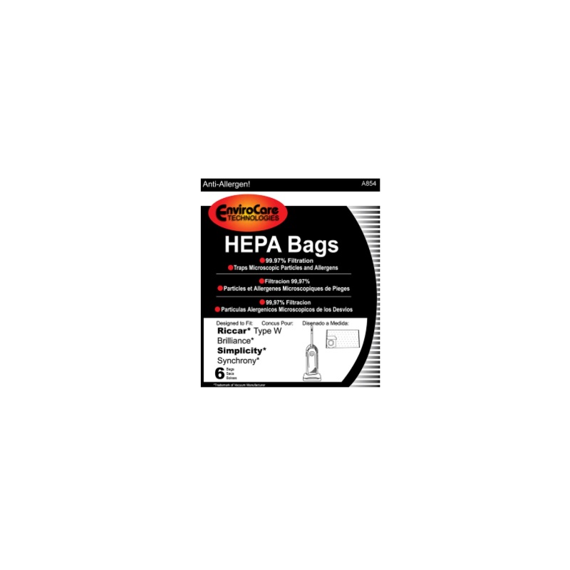 Simplicity Synchrony HEPA w/closure – Generic